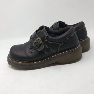 Dr Martens 3A78 Monk Strap  Leather Buckle shoes